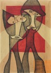 Maria Jarema 'Dwie głowy', 1953' Maria Jarema 'Dwie głowy', 1953