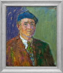 Autoportret, olej na płótnie, 73x60cm, 1978 Autoportret, olej na płótnie, 73x60cm, 1978
