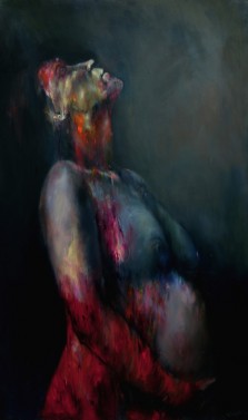 z cyklu HUMAN LIGHT 200 x 120 cm 2010