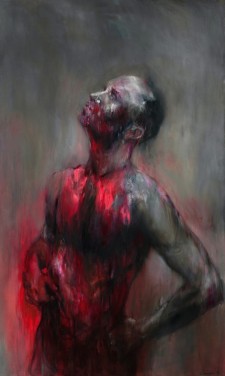 z cyklu HUMAN LIGHT 200 x 120 cm 2010