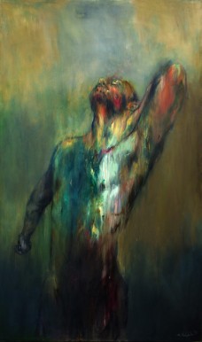 z cyklu HUMAN LIGHT 200 x 120 cm 2010