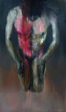 z cyklu HUMAN LIGHT 200 x 120 cm 2010