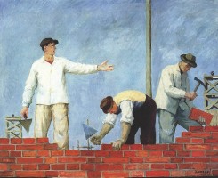 Aleksander Kobzdej, „Podaj cegłę”, 1951 Aleksander Kobzdej, „Podaj cegłę”, 1951